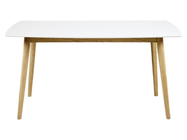 Esstisch >Nano< in Eiche aus Massivholz - 150x75.5x80cm (BxHxT)