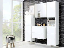 Spiegelschrank >Cleo I< in Weiß - 60x64x20cm (BxHxT)