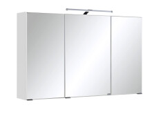 Spiegelschrank >Cleo I< in Weiß - 100x64x20cm...