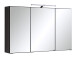 Spiegelschrank >Cleo I< in Graphitgrau - 100x64x20cm (BxHxT)