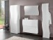 Schuhschrank >Onda< in Weiß/Hochglanz - 101x82x27cm (BxHxT)