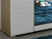 Garderobenschrank >Allison< in Weiß aus MDF - 84x200x40cm (BxHxT)