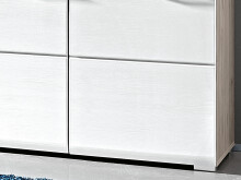Schuhschrank >Allison< in Weiß aus MDF - 84x104x40cm (BxHxT)