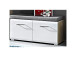 Sitzbank >Allison< in Weiß aus MDF - 84x37x40cm (BxHxT)