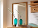 Wandspiegel >Nature Plus< in Kernbuche - 74x93x15cm (BxHxT)