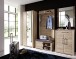 Garderobenschrank >Davenport< in Sonoma-Eiche hell aus MDF - 74x200x40cm (BxHxT)