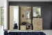 Sitzbank >Davenport< in Sonoma-Eiche hell aus MDF - 90x44x36cm (BxHxT)