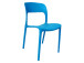 Stapelstuhl >Hillary< in Blau aus Polypropylen - 41x83x57cm (BxHxT)