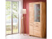 Vitrine >Leduc< in Kernbuche aus Metall - 98x203x40cm (BxHxT)
