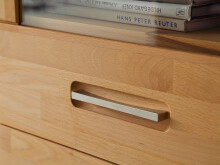 Highboard >Leduc< in Kernbuche aus Metall - 98x145x40cm (BxHxT)