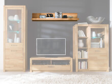 Wandboard >Leduc< in Kernbuche aus Metall -...