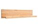 Wandboard >Leduc< in Kernbuche aus Metall - 150x27x22cm (BxHxT)