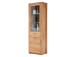 Wohnwand >Leduc< in Kernbuche aus Metall - 309x203x46cm (BxHxT)