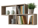 Wandregal >Kerstin I< in Eiche - 100x53x19,5cm (BxHxT)