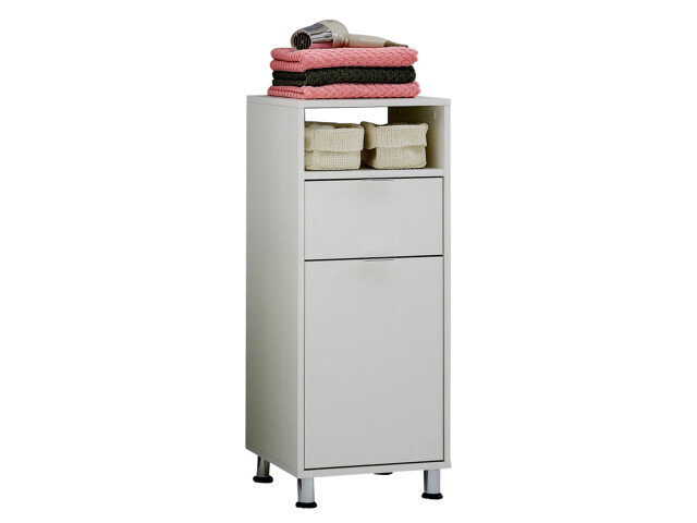 Unterschrank >Lofti< in Weiß - 37x90.5x33cm (BxHxT)