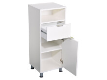 Unterschrank >Lofti< in Weiß - 37x90.5x33cm (BxHxT)