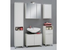 Unterschrank >Lofti< in Weiß - 37x90.5x33cm (BxHxT)
