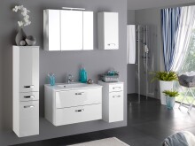 Badezimmer-Set >Bologna< in Weiß,...