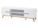 TV-Board >Griffith< in Weiß/Matt aus MDF - 169x56x40cm (BxHxT)