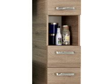 Hochschrank >Sheela I< in Chrom-Glanz -...