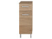 Unterschrank >Sheela I< in Chrom-Glanz - 30x81x33cm (BxHxT)