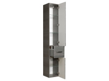 Hochschrank >Abelica I< in Graphit Struktur aus...