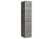Midischrank >Abelica I< in Graphit Struktur aus Glas - 30x141x33cm (BxHxT)