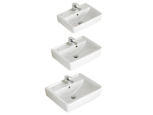 Waschbecken >Abelica II< in Weiß aus Keramik...