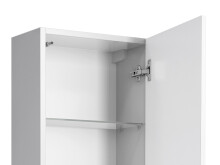 Hängeschrank >Carrie< in Weiß/Glanz aus Glas - 35x70x20cm (BxHxT)