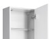 Hängeschrank >Carrie< in Weiß/Glanz aus Glas - 35x70x20cm (BxHxT)