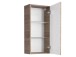 Hängeschrank >Carrie I< in Chrom-Glanz aus Glas - 35x70x20cm (BxHxT)