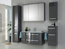 Badezimmer-Set >Maire III< (6-teilig) in Weiß...