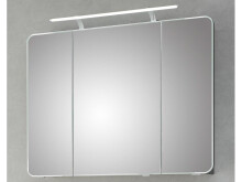 Badezimmer-Set >Maire IV< (6-teilig) in Weiß aus Glas
