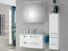 Badezimmer-Set >Maire V< (4-teilig) in Weiß...