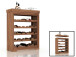Weinregal >Vision< in Acana aus Akazie - 85x105x35cm (BxHxT)