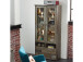 Vitrine >Britta< in Driftwood Nachbildung aus Glas - 83x188x39cm (BxHxT)