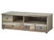 TV-Board >Britta< in Driftwood Nachbildung aus Kunststoff - 130x43x52cm (BxHxT)