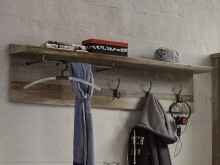 Garderobenpaneel >Britta< in Driftwood Nachbildung...