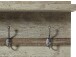 Garderobenpaneel >Britta< in Driftwood Nachbildung - 130x38x28cm (BxHxT)