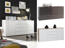 Sideboard >Suzette< aus MDF - 165x80x40cm (BxHxT)