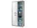 Vitrine >Rio de Janeiro< in Beton aus Glas - 92x194x37cm (BxHxT)
