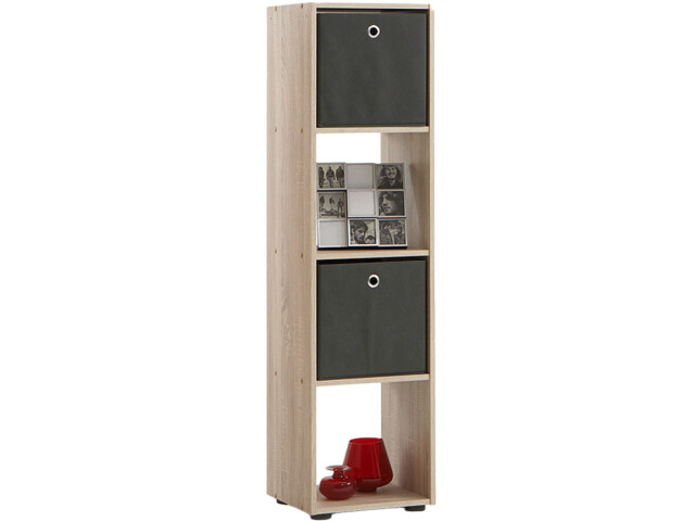Raumteiler >Lobo III< in Sonoma-Eiche aus MDF - 36,5x140,5x33cm (BxHxT)