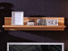 Wandboard >Nature Plus< in Kernbuche aus Massivholz - 115x25x25cm (BxHxT)