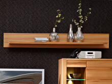 Wandboard >Nature Plus< in Kernbuche aus Massivholz...