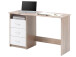 Schreibtisch >Mack< (B/H/T 123 x 76 x 50 cm) in Sonoma-Eiche - 123x76x50 (BxHxT)