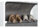 Schuhschrank >Zeraphina< in Weiß - 50.5x181x22cm (BxHxT)