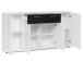 Sideboard >Jacklin< in Weiß - 160x85x35cm (BxHxT)