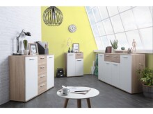 Sideboard >Jacklin< in Sonoma-Eiche - 160x85x35cm (BxHxT)