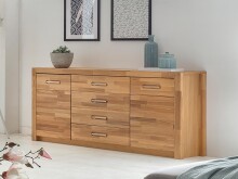 Sideboard >Leduc II< in Wildeiche aus Metall -...