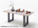 Esstisch >Trey VII< in Sandeiche aus MDF - 180x75x90cm (BxHxT)